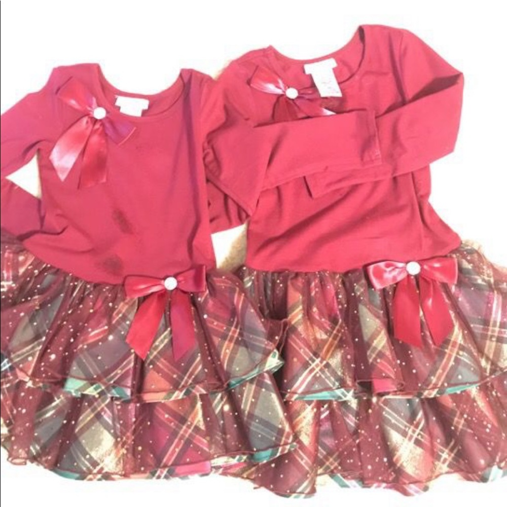 Bonnie Jean girls holiday dress- size 5 and 6x